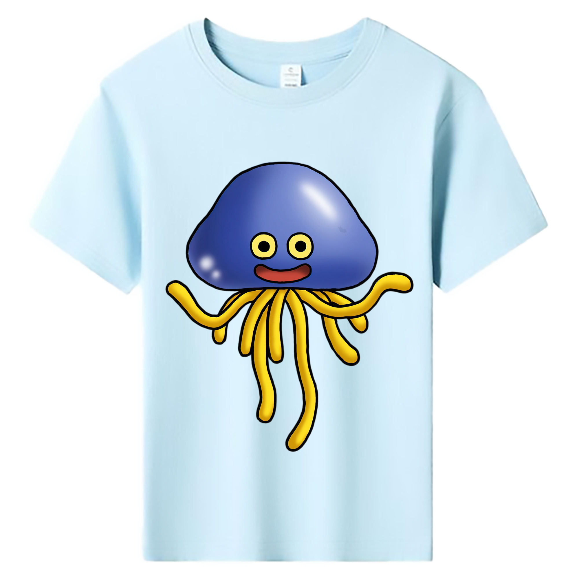 （画像用） ドラゴンクエスト Doragon Kuesuto Dragon Quest 綿100％キッズTシャツ（フロントプリント）